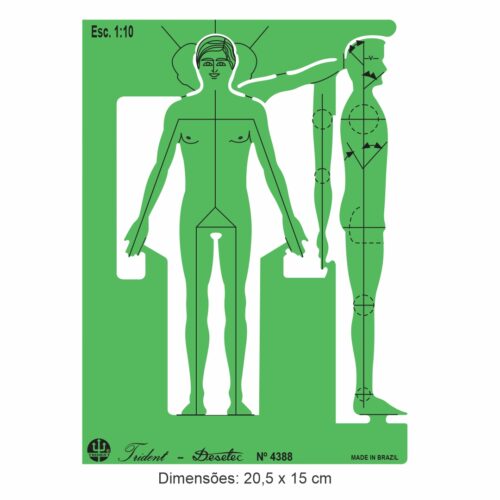 Gabarito Desetec- Figura Humana 4388 - Image 2