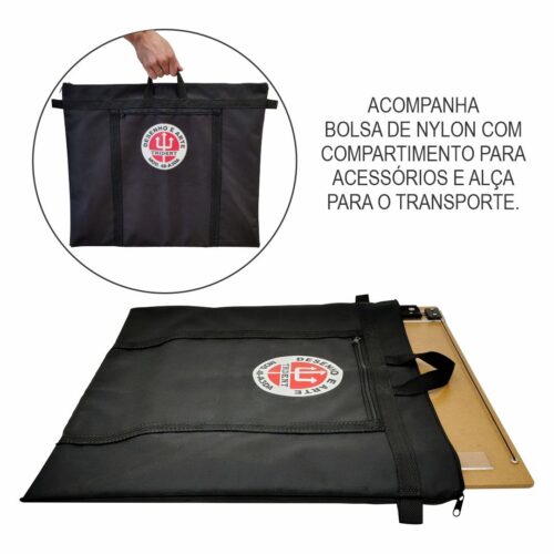 Prancheta Articulada com Prendedor para Papel e Régua Paralela - Image 5