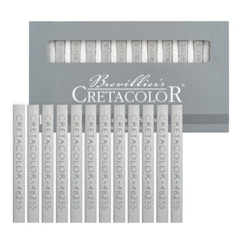 Pastel Carre Prata Cretacolor - 12 peças - 482 55
