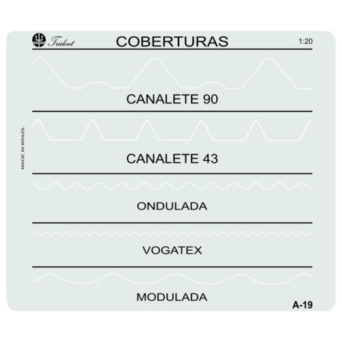 Gabarito - Cobertura "Eternit" A-19