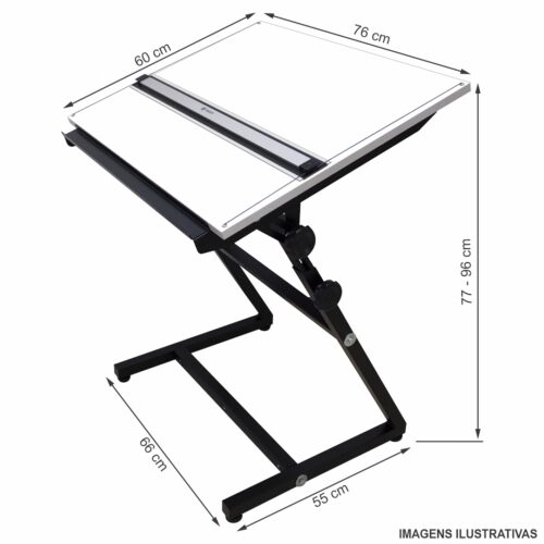 Cavalete com Régua Paralela - Modelo Exportação - CV-06C/CP - Image 2