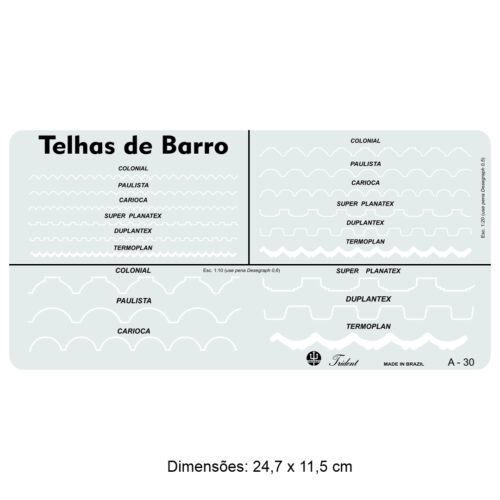 Gabarito - Telhas de Barro A-30 - Image 3