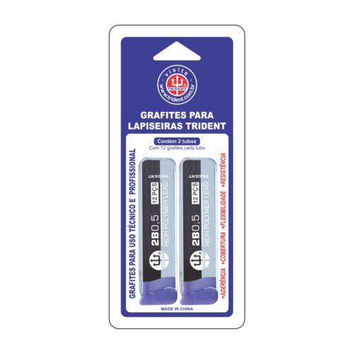 Grafites Blisters - Dureza 2B 05 mm - GRAF-2B05B