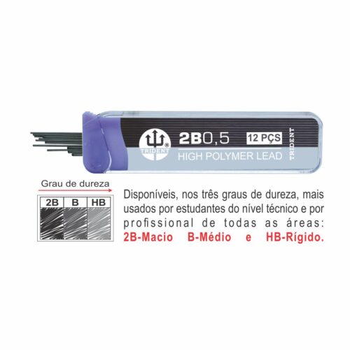 Grafites Blisters - Dureza 2B 05 mm - GRAF-2B05B - Image 5