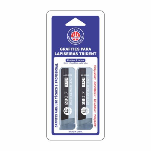 Grafites Blisters - Dureza 2B 07 mm - GRAF-2B07B