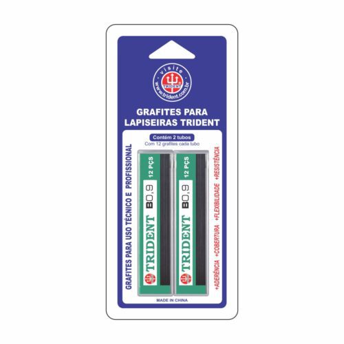 Grafites Blisters - Dureza B 09 mm - GRAF-B09B