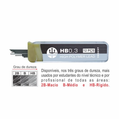 Grafites Blisters - Dureza HB 03 mm - GRAF-HB03B - Image 4