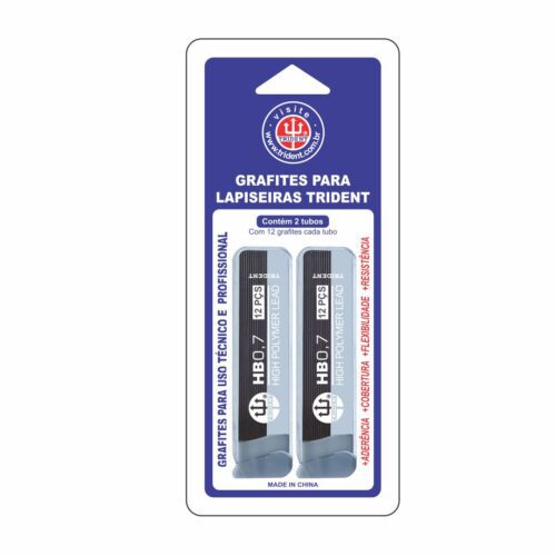 Grafites Blisters - Dureza HB 07 mm - GRAF-HB07B