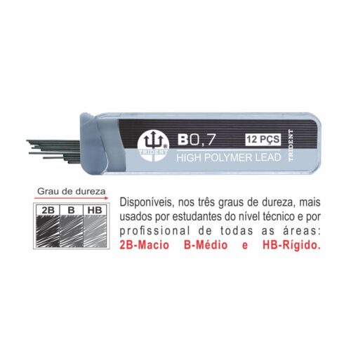 Grafites Blisters - Dureza HB 07 mm - GRAF-HB07B - Image 5
