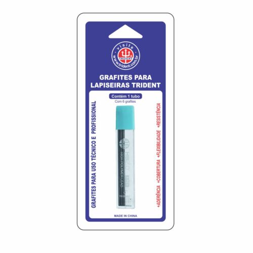 Grafites Blisters - Dureza HB 2,0 mm - GRAF-HB20B