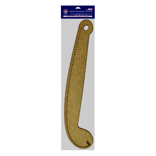 Réguas para Alfaiataria e Modelagem - MDF Natural - C-2M - Image 3