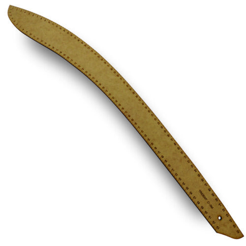 Réguas para Alfaiataria e Modelagem - MDF Natural - C-3M