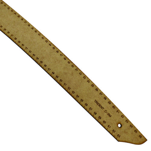 Réguas para Alfaiataria e Modelagem - MDF Natural - C-3M - Image 3