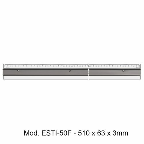 Réguas de Apoio para Cortador Rotativo e Estilete - Fórmica Branca - Modelos Variados - Image 2